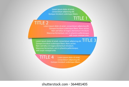 Modern vector new infographic style 