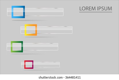 Modern vector new infographic style 