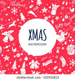 Modern vector New Year card or party design