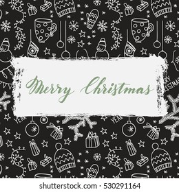 Modern vector New Year card or party design