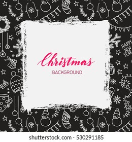Modern vector New Year card or party design