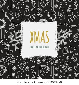 Modern vector New Year card or party design