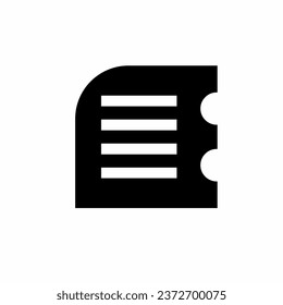 modern vector note icon design template