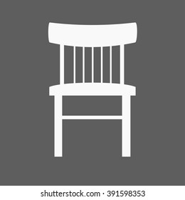 Modern vector office chair graphic