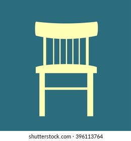 Modern vector office chair graphic