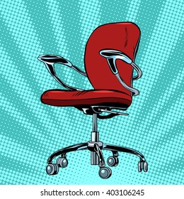 Modern vector office chair graphic