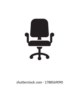 Modern vector office chair icon. Editable vector EPS 10.