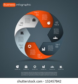 Modern vector options layout. Can be used for info graphic.