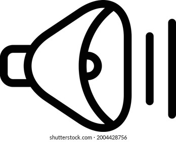 Modern Vector Outline Sound Icon Stock Vector (Royalty Free) 2004428756 ...
