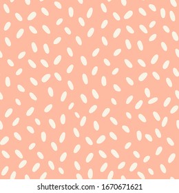 Modern vector oval seamless pattern for print design.