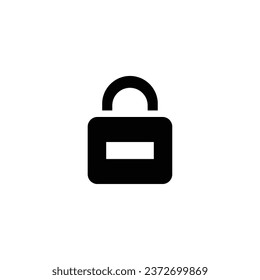 modern vector padlock icon design template