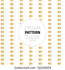 Modern Vector Pattern, Circular, Wallpaper, Decor, Packaging, Label, Identity, Branding, Stylish pattern in a trendy circular style for decoration products