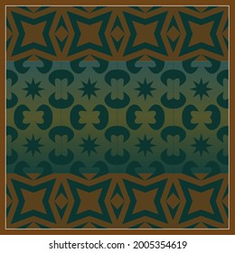 Modern vector pattern with striped,Vector patch for print,fabric,scarf design.