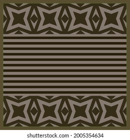 Modern vector pattern with striped,Vector patch for print,fabric,scarf design.