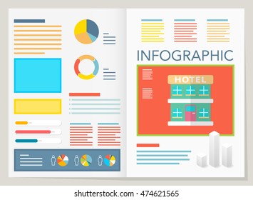 modern vector pie chart infographic elements.can be used for workflow layout, diagram, number options, web design.  illustration ,EPS10
