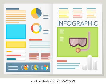 modern vector pie chart infographic elements.can be used for workflow layout, diagram, number options, web design.  illustration ,EPS10