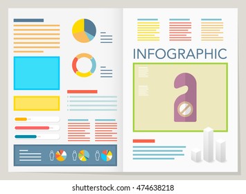 modern vector pie chart infographic elements.can be used for workflow layout, diagram, number options, web design.  illustration ,EPS10