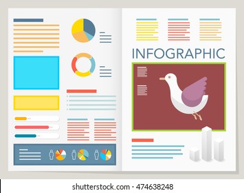 modern vector pie chart infographic elements.can be used for workflow layout, diagram, number options, web design.  illustration ,EPS10