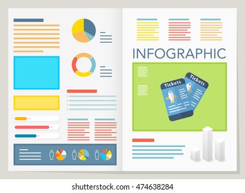 modern vector pie chart infographic elements.can be used for workflow layout, diagram, number options, web design.  illustration ,EPS10