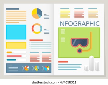 modern vector pie chart infographic elements.can be used for workflow layout, diagram, number options, web design.  illustration ,EPS10