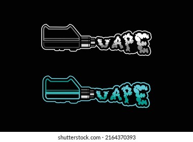 Modern vector professional logo emblem vape zone