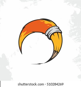 Modern vector professional sign fox art