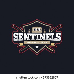 Modern vector professional sign logo emblem sentinels 