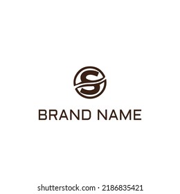 Modern Vector S letter logo  icon elements Design Vector design template