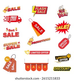 "Modern vector sale tag icon, perfect for promotions, discounts, and e-commerce marketing. Clean design for web, apps, and print."