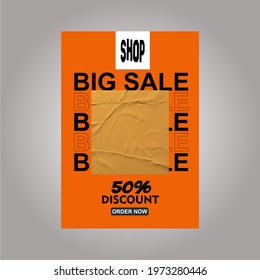 Modern Vector For Sales Banner Design, Social Media Discount Banner Promotion Template.