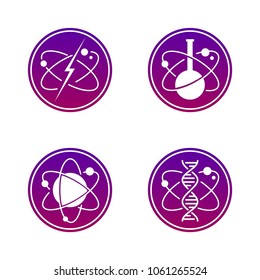 modern vector scientific logo