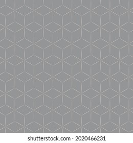 Modern vector seamless illustration. Linear pattern on a gray background. Ornamental pattern for flyers, typography, wallpapers, backgrounds
