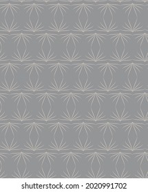 Modern vector seamless illustration. Linear pattern on a gray background. Ornamental pattern for flyers, typography, wallpapers, backgrounds
