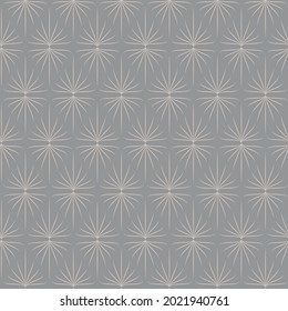 Modern vector seamless illustration. Linear pattern on a gray background. Ornamental pattern for flyers, typography, wallpapers, backgrounds
