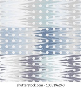 Modern vector seamless pattern with abstract zig zags. Fabric look geometric repeat in retro pastel colors with simple background and texture.
