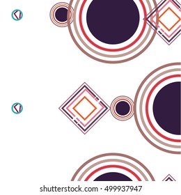 Modern Vector seamless pattern. Can be used  for book design