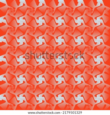 Modern vector seamless pattern graphics made with bizarre psychedelic color gradients and abstract geometric shapes and minimalist geometry forms. 