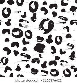 Modern Vector Seamless pattern of leopard skin for fabric, wallpaper, wrapping paper, crafting, texture and other. Animal jaguar skin vector, seamless cheetah skin vector, seamless cougar skin