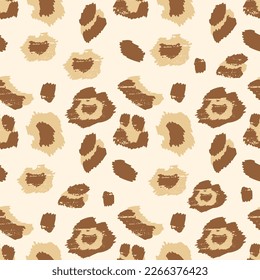Modern Vector Seamless pattern of leopard skin for fabric, wallpaper, wrapping paper, crafting, texture and other. Animal jaguar skin vector, seamless cheetah skin vector, seamless cougar skin