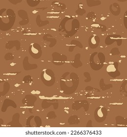 Modern Vector Seamless pattern of leopard skin for fabric, wallpaper, wrapping paper, crafting, texture and other. Animal jaguar skin vector, seamless cheetah skin vector, seamless cougar skin