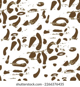 Modern Vector Seamless pattern of leopard skin for fabric, wallpaper, wrapping paper, crafting, texture and other. Animal jaguar skin vector, seamless cheetah skin vector, seamless cougar skin