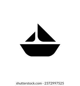 modern vector ship icon design template