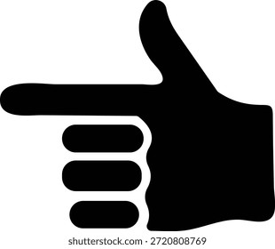 Modern Vector Silhouettes Of Human Hands For Communication Design Projects