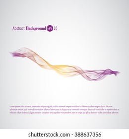 Modern Vector Smoke effect background. Vector illustration. EPS 10.