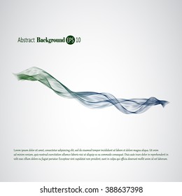 Modern Vector Smoke effect background. Vector illustration. EPS 10.