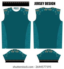 Modern vector sports jersey templates featuring unique patterns, gradients, and customizable name and number areas. Ideal for team kits, training wear, or stylish activewear branding.