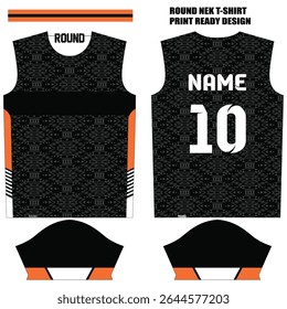 Modern vector sports jersey templates featuring unique patterns, gradients, and customizable name and number areas. Ideal for team kits, training wear, or stylish activewear branding.