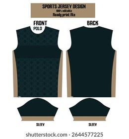 Modern vector sports jersey templates featuring unique patterns, gradients, and customizable name and number areas. Ideal for team kits, training wear, or stylish activewear branding.