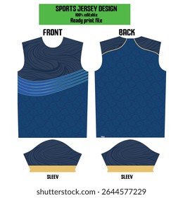 Modern vector sports jersey templates featuring unique patterns, gradients, and customizable name and number areas. Ideal for team kits, training wear, or stylish activewear branding.