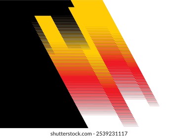 Vetor moderno listrado padrão com linhas quebradas. Transição. Fundo do vetor.